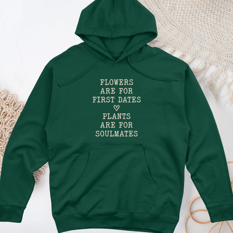 Plants Are for Soulmates Midweight Hooded Sweatshirt