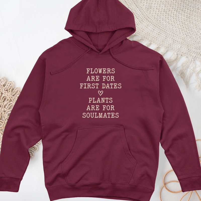 Plants Are for Soulmates Midweight Hooded Sweatshirt