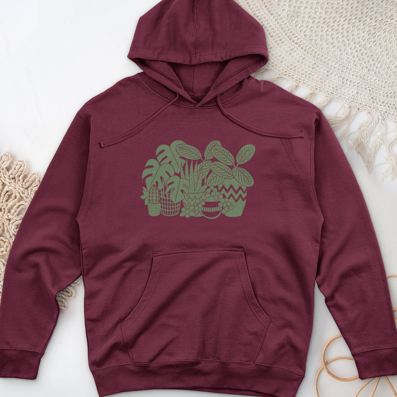 Potted Passion Midweight Hooded Sweatshirt
