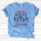 Red White Blooms T-Shirt