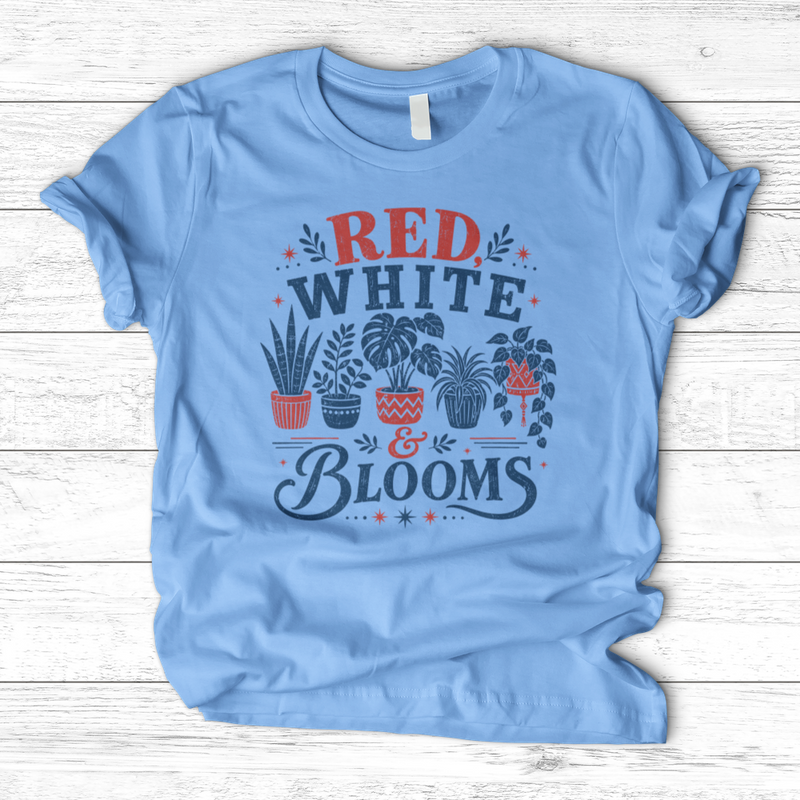 Red White Blooms T-Shirt