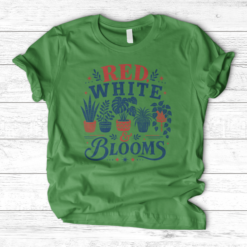Red White Blooms T-Shirt
