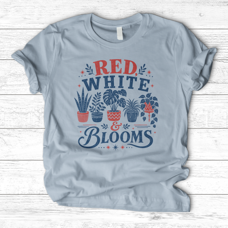 Red White Blooms T-Shirt