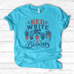 Red White Blooms T-Shirt