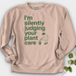 Silently Judging Your Plant Care Crewneck