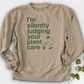 Silently Judging Your Plant Care Crewneck