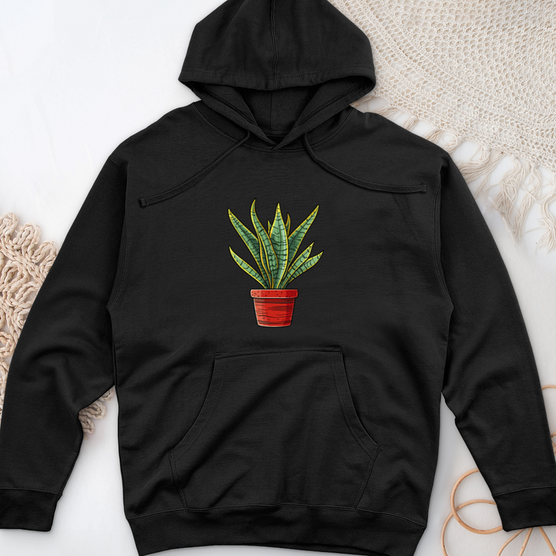 Snake Plant 2 Midweight Hooded Sweatshirt