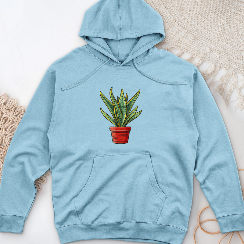 Snake Plant 2 Midweight Hooded Sweatshirt