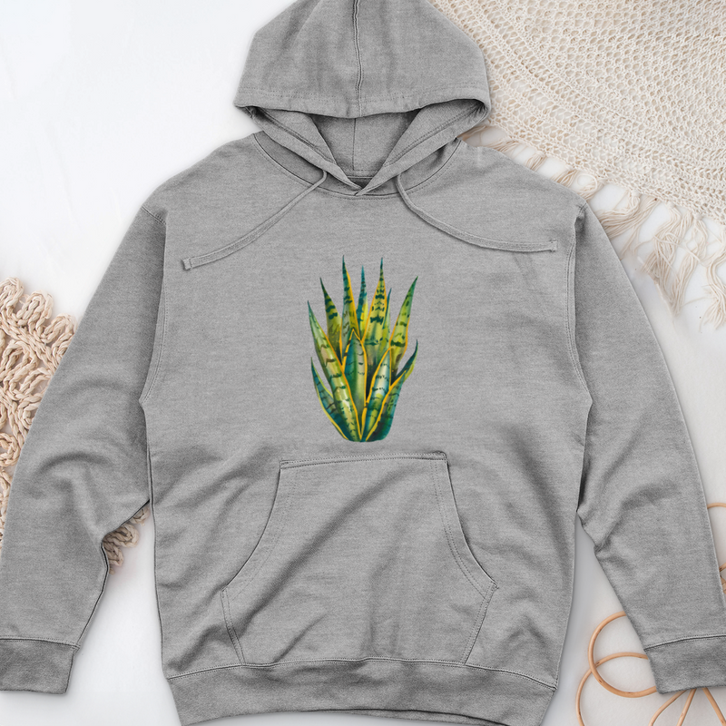 Snake Plant 3 Midweight Hooded Sweatshirt