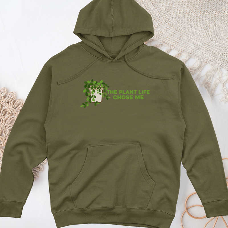 The Plant Life Chose ME Midweight Hooded Sweatshirt