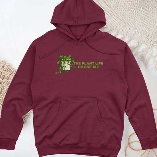The Plant Life Chose ME Midweight Hooded Sweatshirt