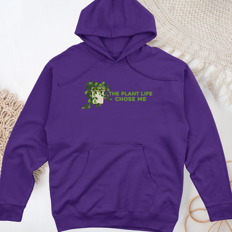 The Plant Life Chose ME Midweight Hooded Sweatshirt