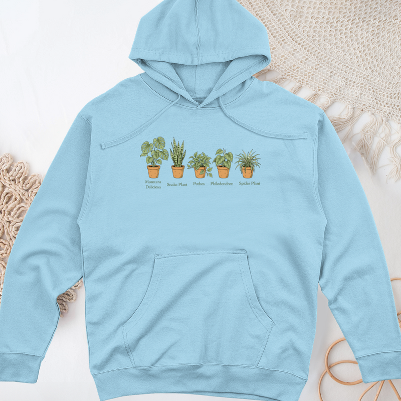 The Sage Botanical Collection Midweight Hooded Sweatshirt