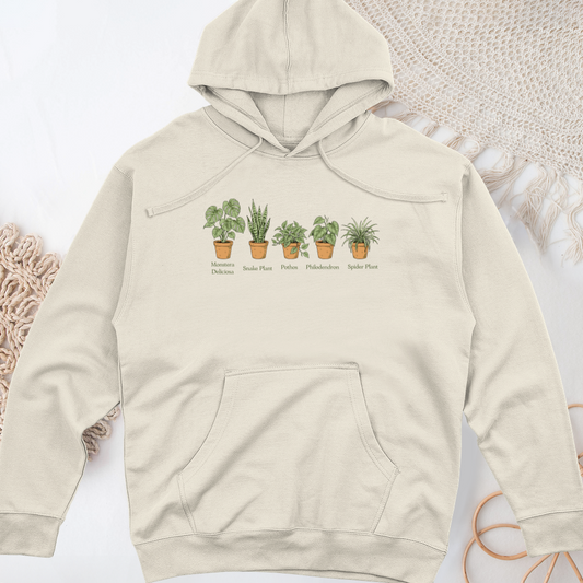 The Sage Botanical Collection Midweight Hooded Sweatshirt