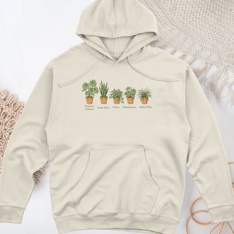 The Sage Botanical Collection Midweight Hooded Sweatshirt