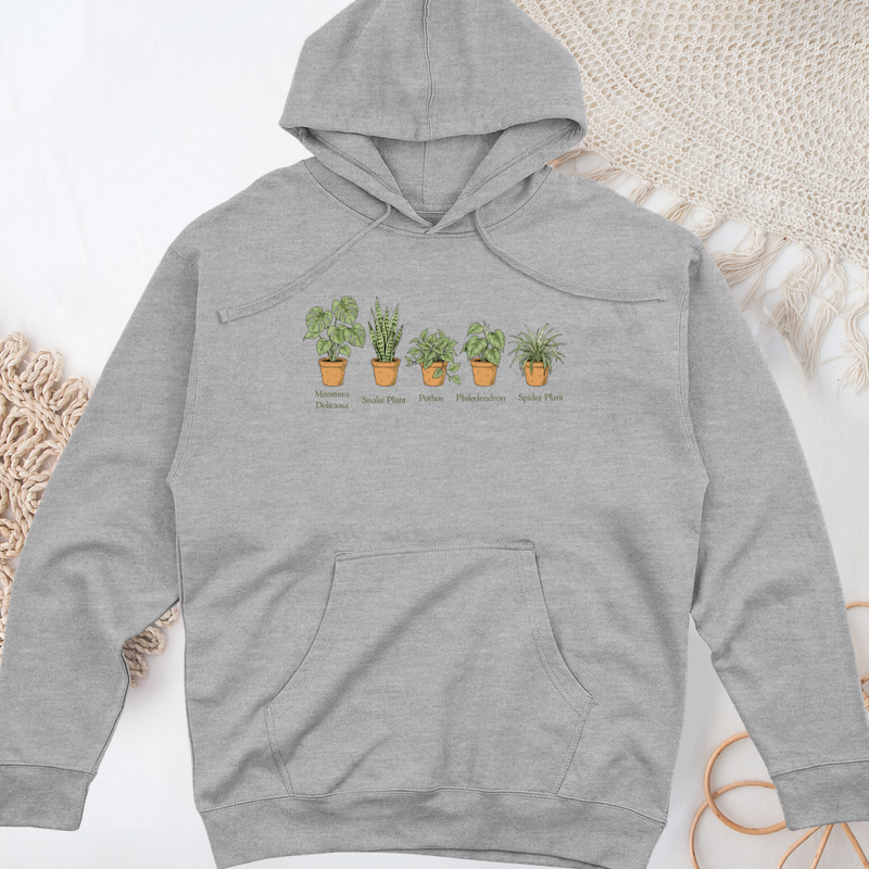 The Sage Botanical Collection Midweight Hooded Sweatshirt