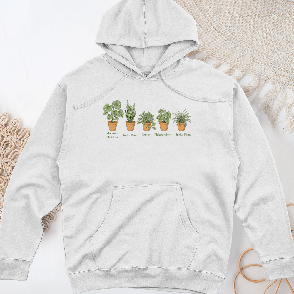 The Sage Botanical Collection Midweight Hooded Sweatshirt