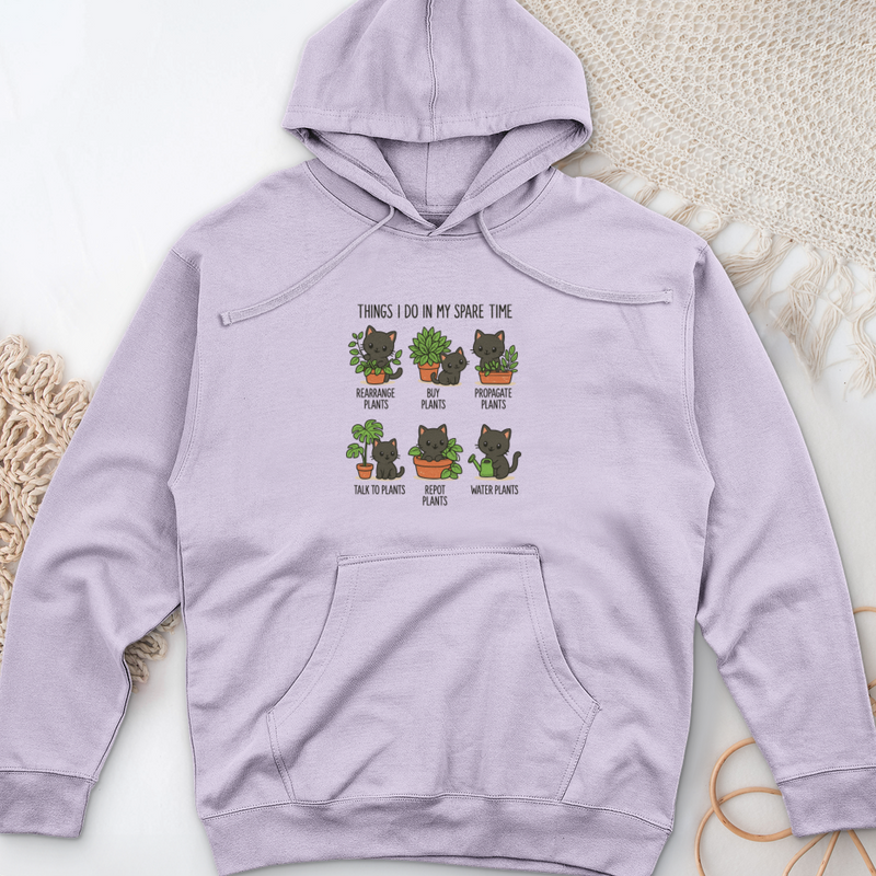 Thing I do in Spare Time Midweight Hooded Sweatshirt