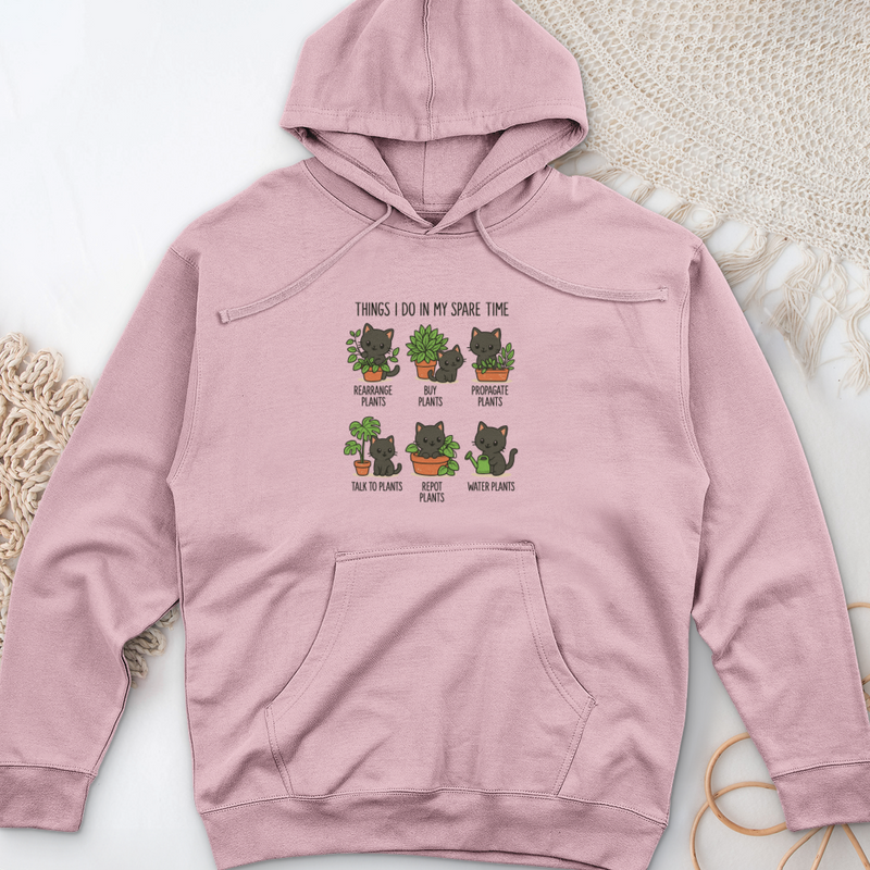 Thing I do in Spare Time Midweight Hooded Sweatshirt