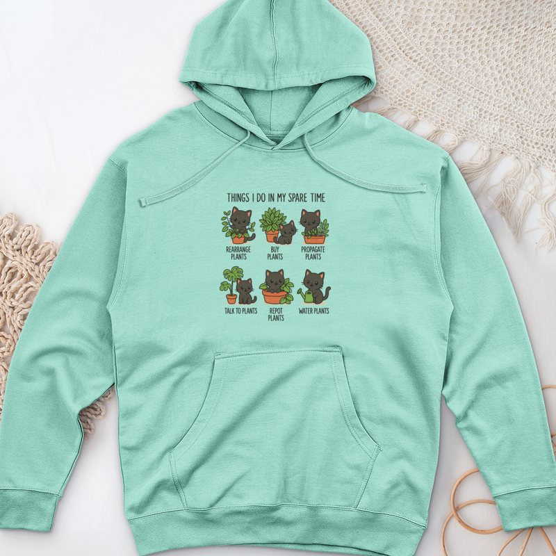 Thing I do in Spare Time Midweight Hooded Sweatshirt