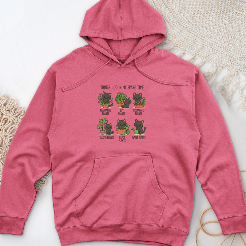 Thing I do in Spare Time Midweight Hooded Sweatshirt