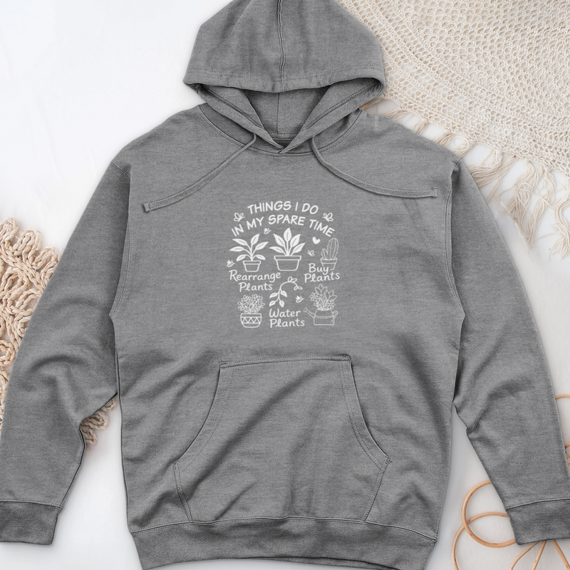 Things I Do In My Spare Time Midweight Hooded Sweatshirt