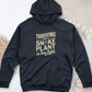 Thriving like a Snake Plant in Low Light Midweight Hooded Sweatshirt