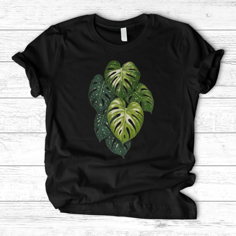 Variegated Monstera Leaf T-Shirt