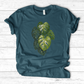 Variegated Monstera Leaf T-Shirt