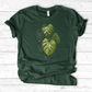 Variegated Monstera Leaf T-Shirt