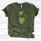 Variegated Monstera Leaf T-Shirt