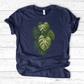Variegated Monstera Leaf T-Shirt