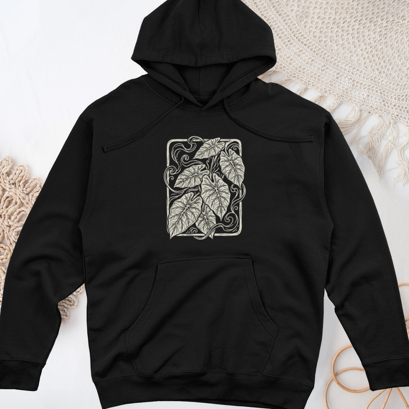 Vintage Plant Midweight Hooded Sweatshirt
