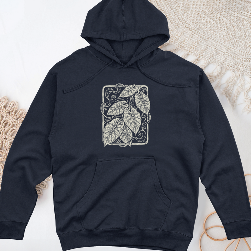 Vintage Plant Midweight Hooded Sweatshirt