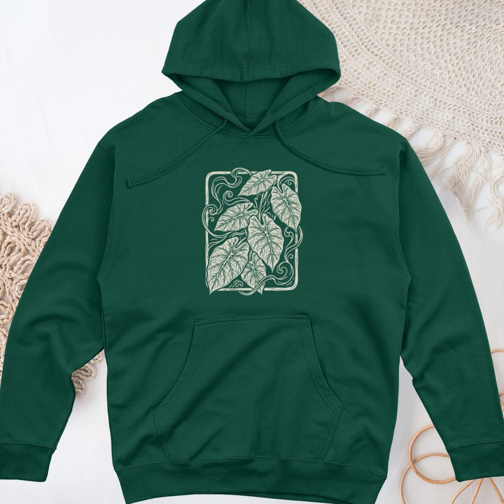 Vintage Plant Midweight Hooded Sweatshirt