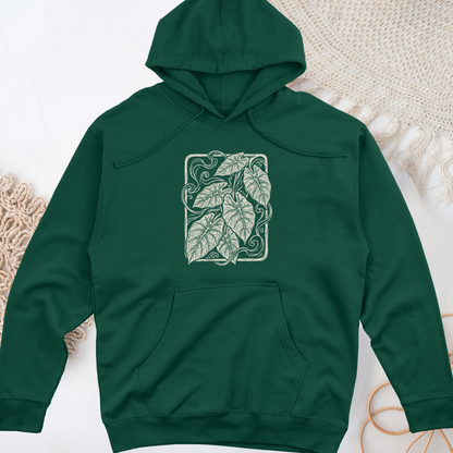 Vintage Plant Midweight Hooded Sweatshirt