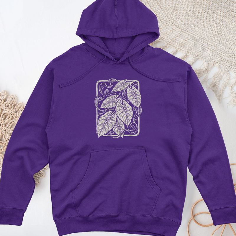 Vintage Plant Midweight Hooded Sweatshirt