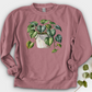 Watercolor Pothos Plant Crewneck