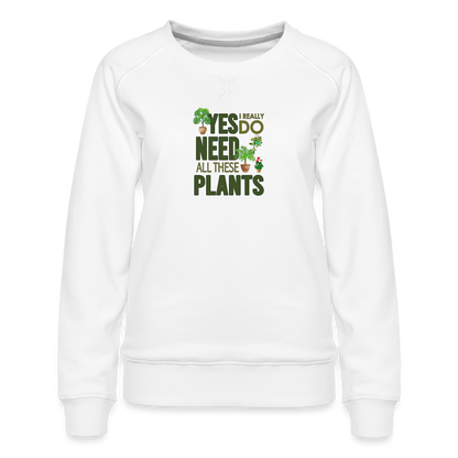 Women’s Premium Sweatshirt - white