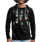 Unisex Lightweight Terry Hoodie - charcoal grey