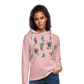 Unisex Lightweight Terry Hoodie - cream heather pink
