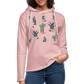 Unisex Lightweight Terry Hoodie - cream heather pink